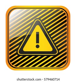 exclamation mark symbol icon, vector illustration design