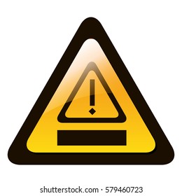 exclamation mark symbol icon, vector illustration design