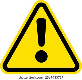 Exclamation Mark Symbol Universal Warning and Attention Icon