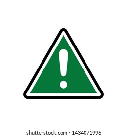 Exclamation mark symbol vector icon illustration