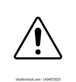 Exclamation mark symbol vector icon illustration