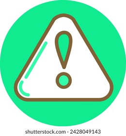 Símbolo de signo de exclamación, advertencia Icono negro peligroso en blanco