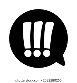 Exclamation Mark Vector Design White Background