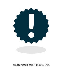 exclamation mark vector icon