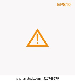 Exclamation mark vector icon
