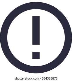Exclamation Mark Vector Icon