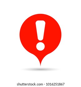 Exclamation mark. Vector illustration