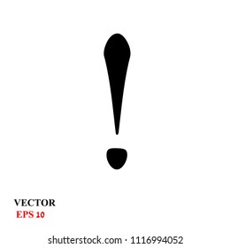 exclamation mark. vector illustration