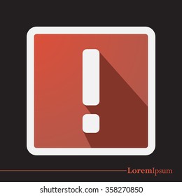 Exclamation mark Vector Logo design