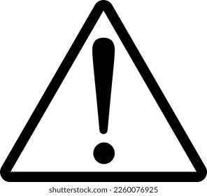 exclamation mark . warning sign . forbidden icon . attention icon. danger symbol