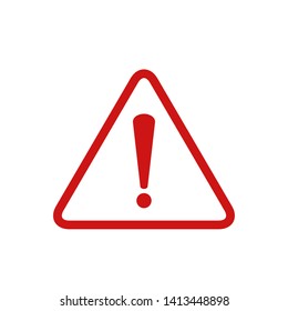 Exclamation Mark,danger warning sign, emergency alert,caution sign,vector icon illustration
