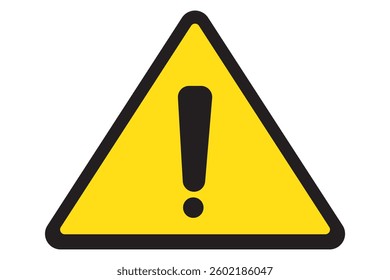 Exclamation marks. Single Caution alarm, danger signs. Attention symbol. Warning and attention icon. EPS 10.