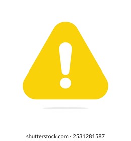 exclamation marks yellow  isolated white background