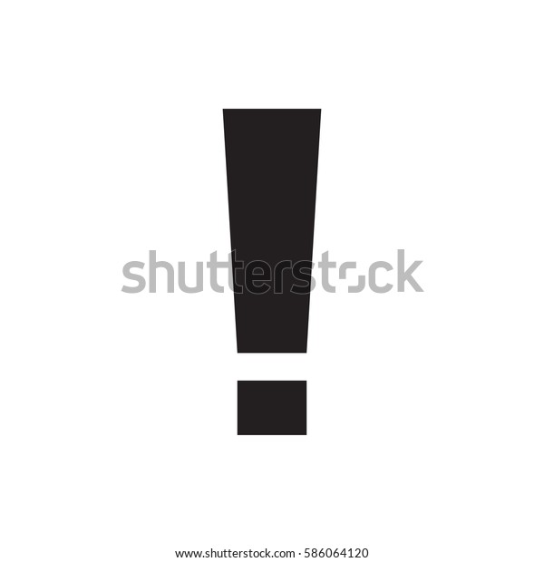 exclamation point icon illustration isolated\
vector sign symbol