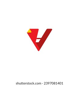 exclamation point in triangle. exclamation point concept. red triangle and exclamation symbol