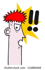 Exclamation puppet
