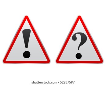 exclamation and question icon