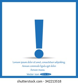 exclamation sign