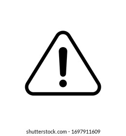 Exclamation sign. Caution, warning icon symbol illustrator