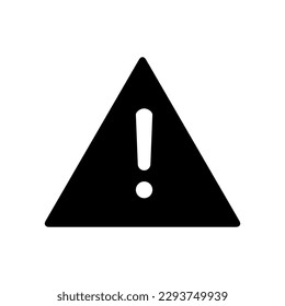 Exclamation sign. Caution, warning icon symbol illustrator on white background