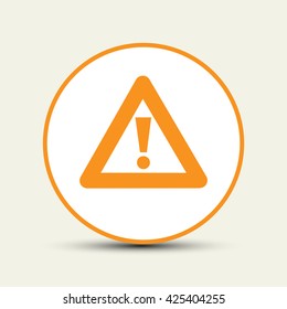   Exclamation  sign,  danger  sign