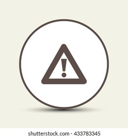   Exclamation  sign,  danger  sign
