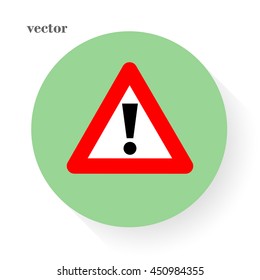   Exclamation  sign,  danger  sign