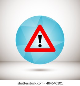   Exclamation  sign,  danger  sign