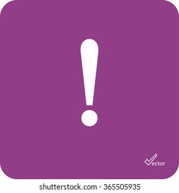 exclamation sign icon
