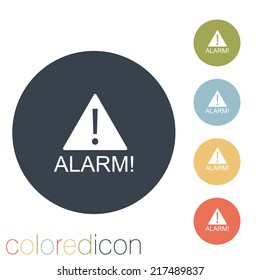 Exclamation Sign icon, alarm sign