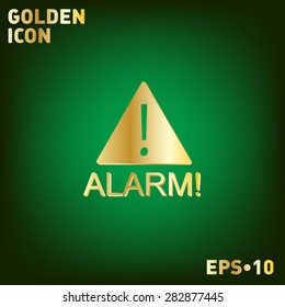 Exclamation Sign icon, alarm sign