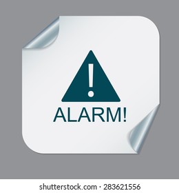 Exclamation Sign icon, alarm sign