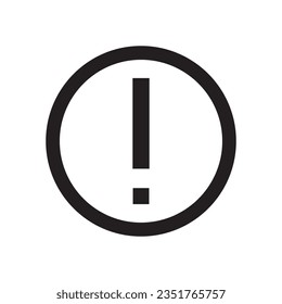 exclamation sign icon design vector