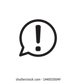 exclamation sign icon vector illustration