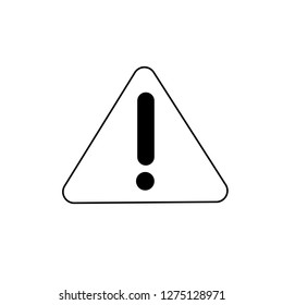 Exclamation Sign Icon Vector Template eps10