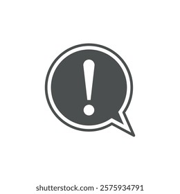 Exclamation Sign Icon Vector Template