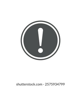 Exclamation Sign Icon Vector Template