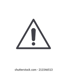 exclamation sign icon,vector illustration
