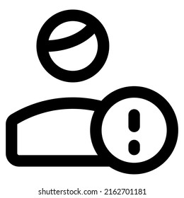 exclamation sign layout for online scam isolated on a white background