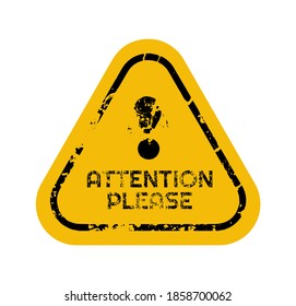 signo de exclamación sobre fondo blanco. Icono del vector.