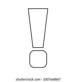exclamation symbol alert