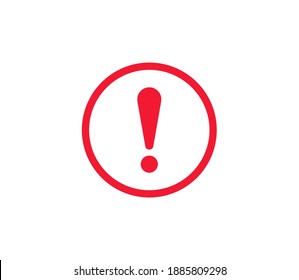 Símbolo de exclamación Marcar Icono Ilustración vectorial