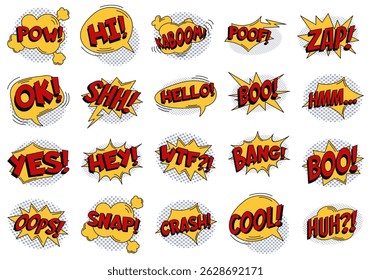 Exclamation Texting Comic Speech Element