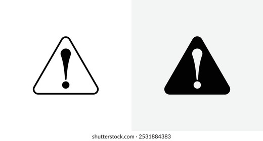 Exclamation vecor icon set. Stock vector illustrator. EPS 10