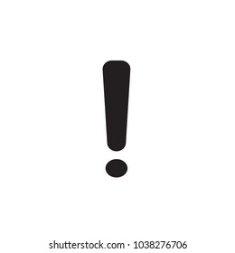 Exclamation vector icon