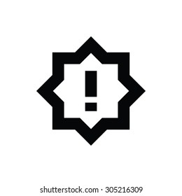 Exclamation Vector Icon 