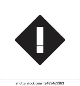 exclamation vector icon line template