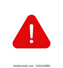 exclamation vector illustration . coution danger , warning sign icon flat design
