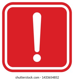 Exclamation Warning Icon Vector Illustration.vector