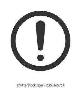 Exclamation, warning sign icon design vector